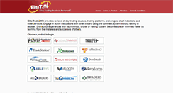 Desktop Screenshot of elitetrade2win.com